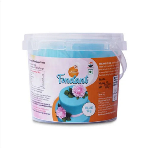 1 Kg Vanilla Flavor Solid Fondant For Bakery Use