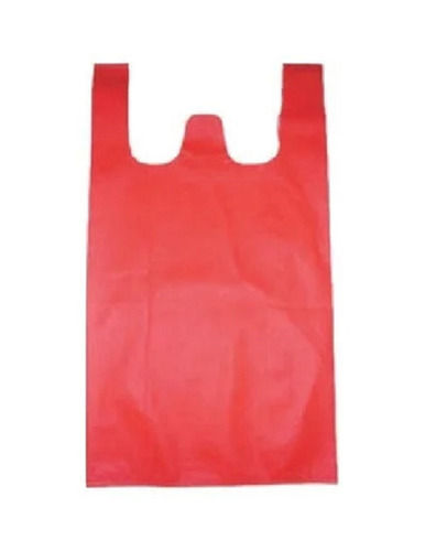 Red 15 X10 Inch Premium Quality And Lightweight Plain Non Woven W Cut Bag 