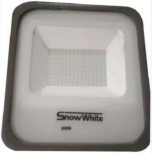 Grey And Silver 200 Watt Power Plastic Rectangular Led Flood Light