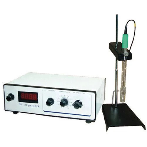 White And Black 230 Volts Electrical Mild Steel Digital Ph Meter For Laboratory Usage 