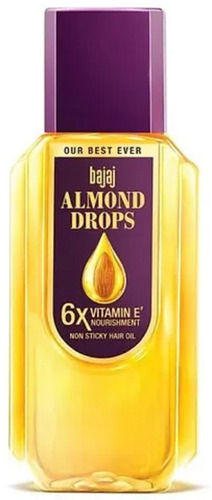 Yellow 300 Ml Liquid Form Almond Hair Oil With 6 Month Shelf Life