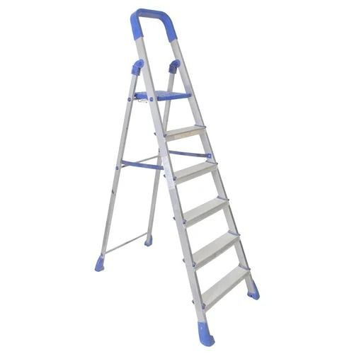 Aluminium 7 Feet Tall Lightweight Portable Corrosion Resistant Aluminum Industrial Step Ladder