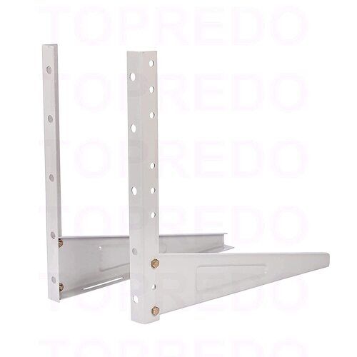 Heavy Duty Air Conditioner Mounting Bracket - Metal, 160 Kg Capacity, White Finish | Rust Proof, Outdoor Usage