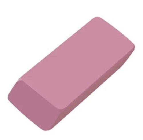 Reusable Premium Quality And Durable Plain Rectangular 2 Inch Rubber Pencil Eraser