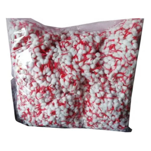 White And Red Religious Round Cotton Wicks For Worshiping Use