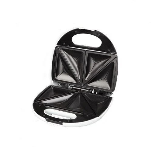 Black Rust Proof Aluminum Electrical Semi Automatic Sandwich Maker