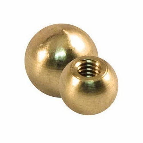 Smooth Finish 2-5 Mm Cnc Brass Finish Round Ball