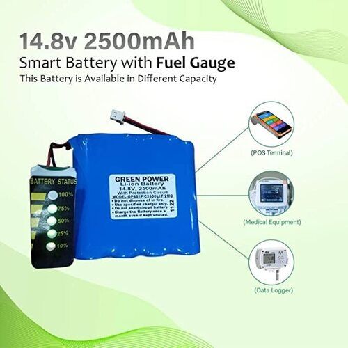 ग्रीन पावर 14.8v, 2500mah निकेल-मेटल हाइड्राइड (Ni-cd) रिचार्जेबल बैटरी