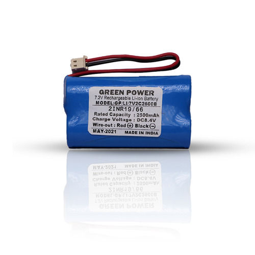 Green Power 2500mAh 7.2V Rechargeable Li-ion Battery