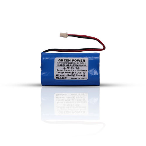 Green Power 2750 Mah 7.2v Rechargeable Li-ion Battery