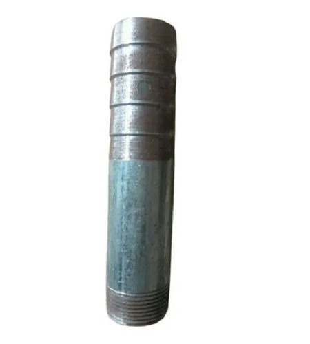 Silver High Strength Weldable Round Astm Galvanized Iron Pipe Nipples For Industrial Use