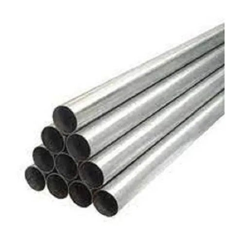 Silver High Tolerant Round Galvanized Welded Astm Standard Iron Pipes For Construction 