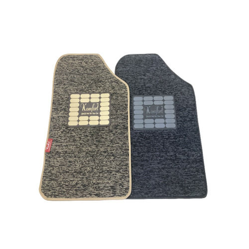 Komfort Designer Dust Resistant Soft Universal Car Rubber Foot Mat