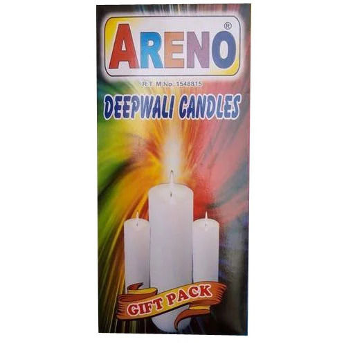 Multicolor Plain Stick Hard High Strength Wax Diwali Candles For Festivities