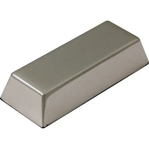 Silver Rectangular Corrosion Resistant Galvanized Steel Alloy Ingot For Steel Industry Usage