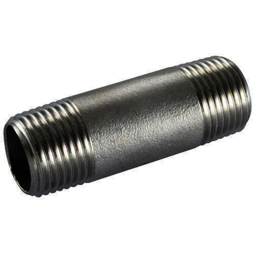 Round High Strength Rust Proof Astm A 234 Coated Carbon Steel Nipple Application: Construction