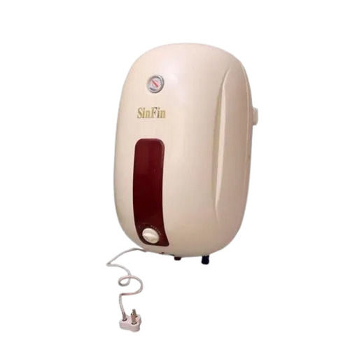 White Wall Mounted Plastic Body 220 Volts 2000 Watt 25 Liter Storage Electric Geyser