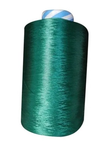 Dark Green Washable 100% Plain Dyed Polyester Embroidery Thread For Clothes Use 