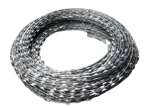 12 Meter 6 Mm 8 Kilogram Galvanized Iron Concertina Wire 