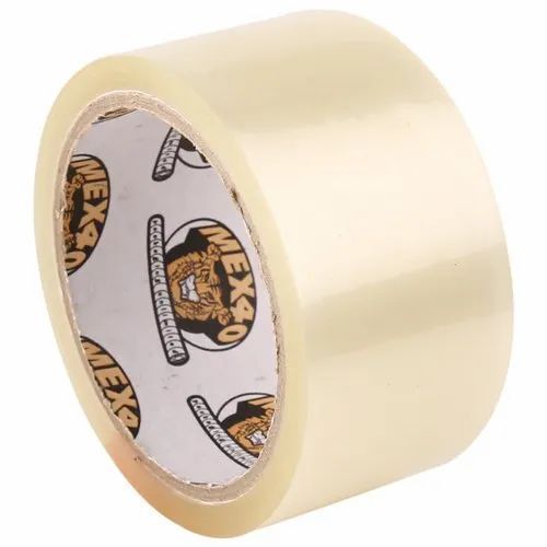 Transparent 20 Meter 3.5 Inches Wide Single Side Acrylic Adhesive Bopp Tape