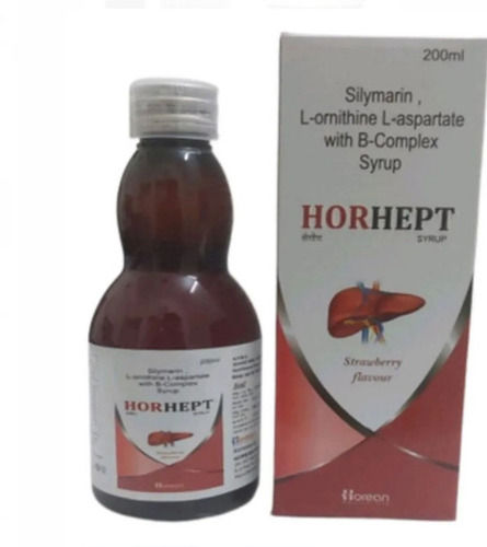 200 Ml Strawberry Flavour L Aspartate B Complex Syrup
