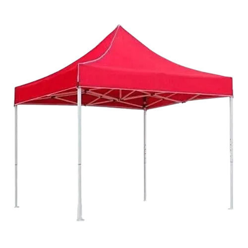 Red 3-4 Person Capacity Plain Aluminum Pole And Polyester Canopies For Camping Use 