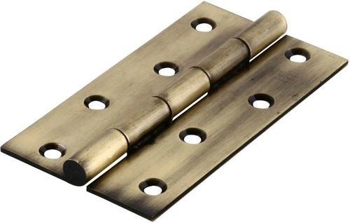 3 Mm Thick 4 Inches Polished Finished Rectangular Brass Door Hinge Application: Construction