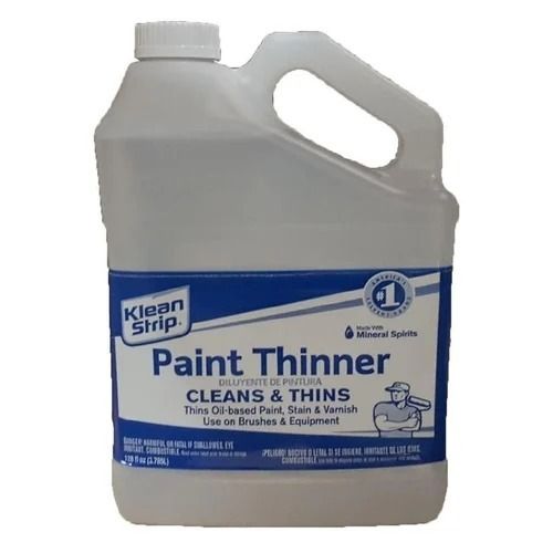 5 Liter 0.75 Gram Per Milliliter Turpentine Clean And Thin Liquid Industrial Thinner