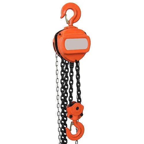 82 Kg Color Coated Manual Mild Steel Chain Pulley Block For Construction