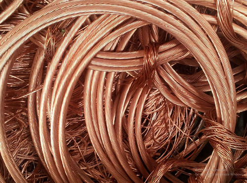 99% Pure 5 Mm Thick 8.96 Gram Per Cubic Meter Copper Cable Scrap