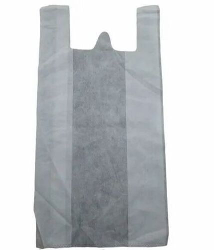9x12 Inches Biodegradable Rectangular Plain Non-Woven W Cut Bag For Shopping Usage
