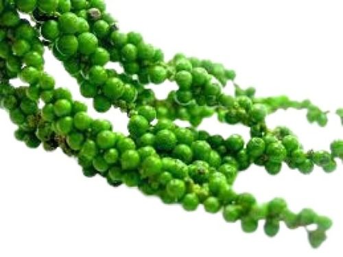 A Grade Round Shaped Fresh And Spicy Green Colored Peppercorn
