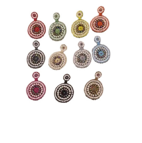 Casual Daily Lightweight Comfortable Free Size Charm Handmade Earring Set Gender: Women