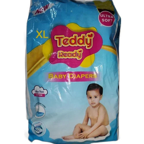 Cotton Baby Diapers - XL Size, White Color | 100% Pure Cotton, Extra Soft, Skin-Friendly, Leak-Proof, Antibacterial, Moisture Resistant, Easy to Use, All Round Protection