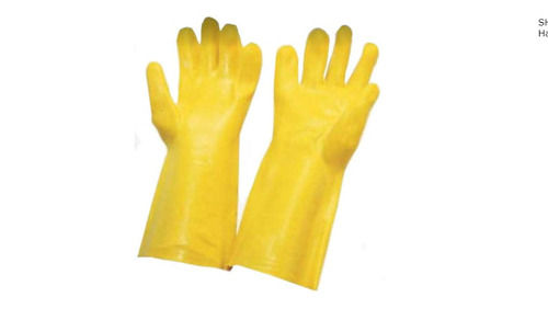 Full Finger 5 Calm latex PVC Hand Gloves For Electrical Purposes