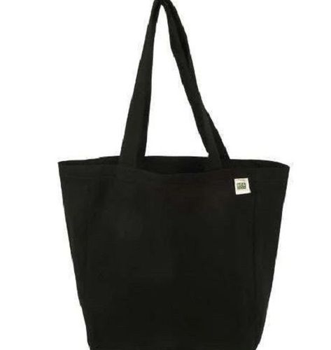 Ladies Plain Cotton Handle Bag With 5 Kilogram Bearing Capacity