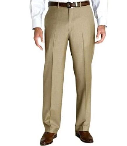 Cream Mens Formal Trouser