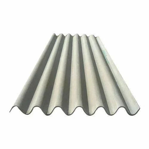 Zigzag Waterproof Color Coated Rust Proof Asbestos Cement Roofing Sheet