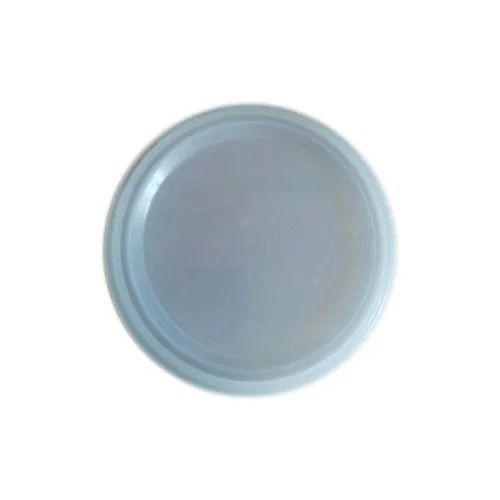 White 1.3 Mm Thick Matte Finished Round Plastic Lid For Jar Use