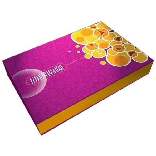 13x8x3 Inches Rectangular Kraft Paper Printed Packaging Box