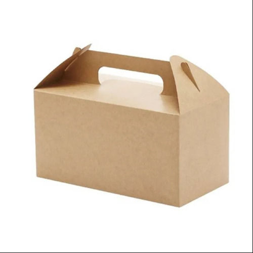 Matte Lamination 15X8X10 Inch Plain Rectangular Food Packaging Boxes With Handle 