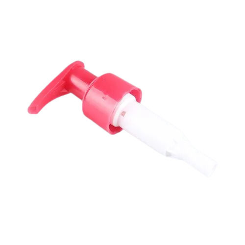 White And Pink 3 Inches Rigid Hardness Abs Plastic Body Lotion Pump For Bottle Use