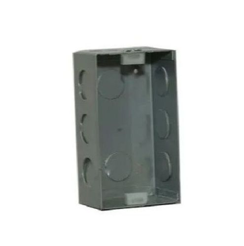 Silver 6X4 Inch Durable Galvanized 5 Mm Thick Modular Electrical Box