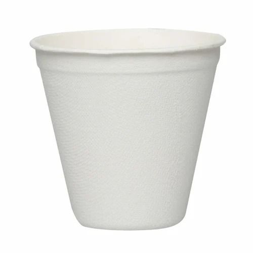 White 7 Inches Eco Friendly Plain Disposable Paper Cup For Event Use