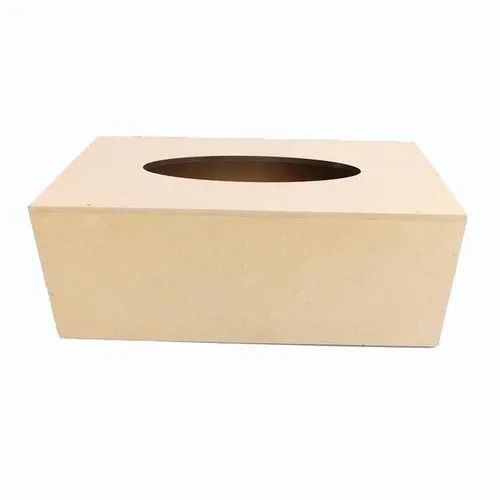 9X5X3 Inches Matte Finished Rectangular Kraft Paper Tissue Paper Box Warranty: 00