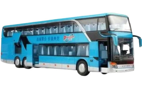 Multi Abs Plastic Made Double Daker Toy Bus