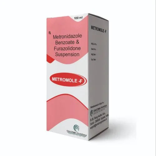 Metronidazole Furazolidone - Liquid Oral Suspension 15-100ml | Antidiarrheal, Treats Bacterial Infections, Dysentery, Intestinal Infections, Allopathic Medicine