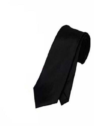 Black Minimum Cost Necktie Casual Formal Plain Silk Men'S Ties For Parties