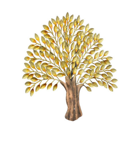 Paint Coated Iron Tree Designer Modern Decorative Wall Art For Indoor Use