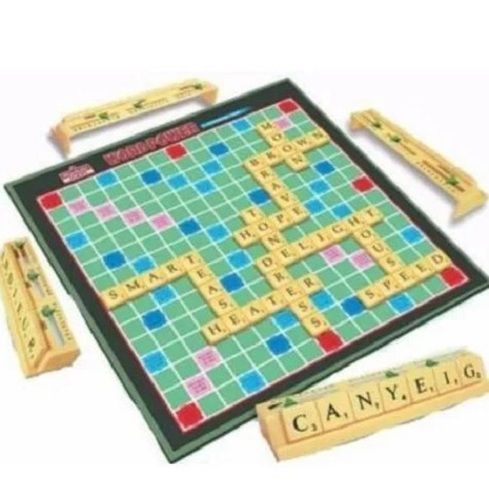 Plywood Non Electric Rectangular Word Power Puzzle Board Game Age Group: Above 5